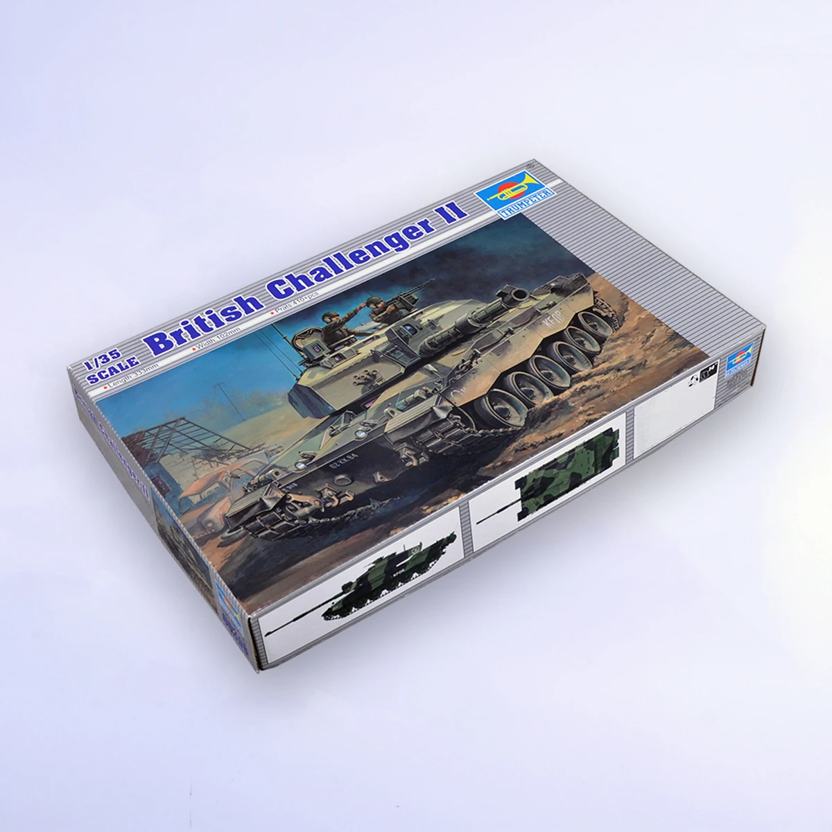 Trumpeter 00308 1/35 British Challenger II Tank scale Static plastic model kit
Trumpeter 00308 1/35 British Challenger II Tank scale Static plastic model kit