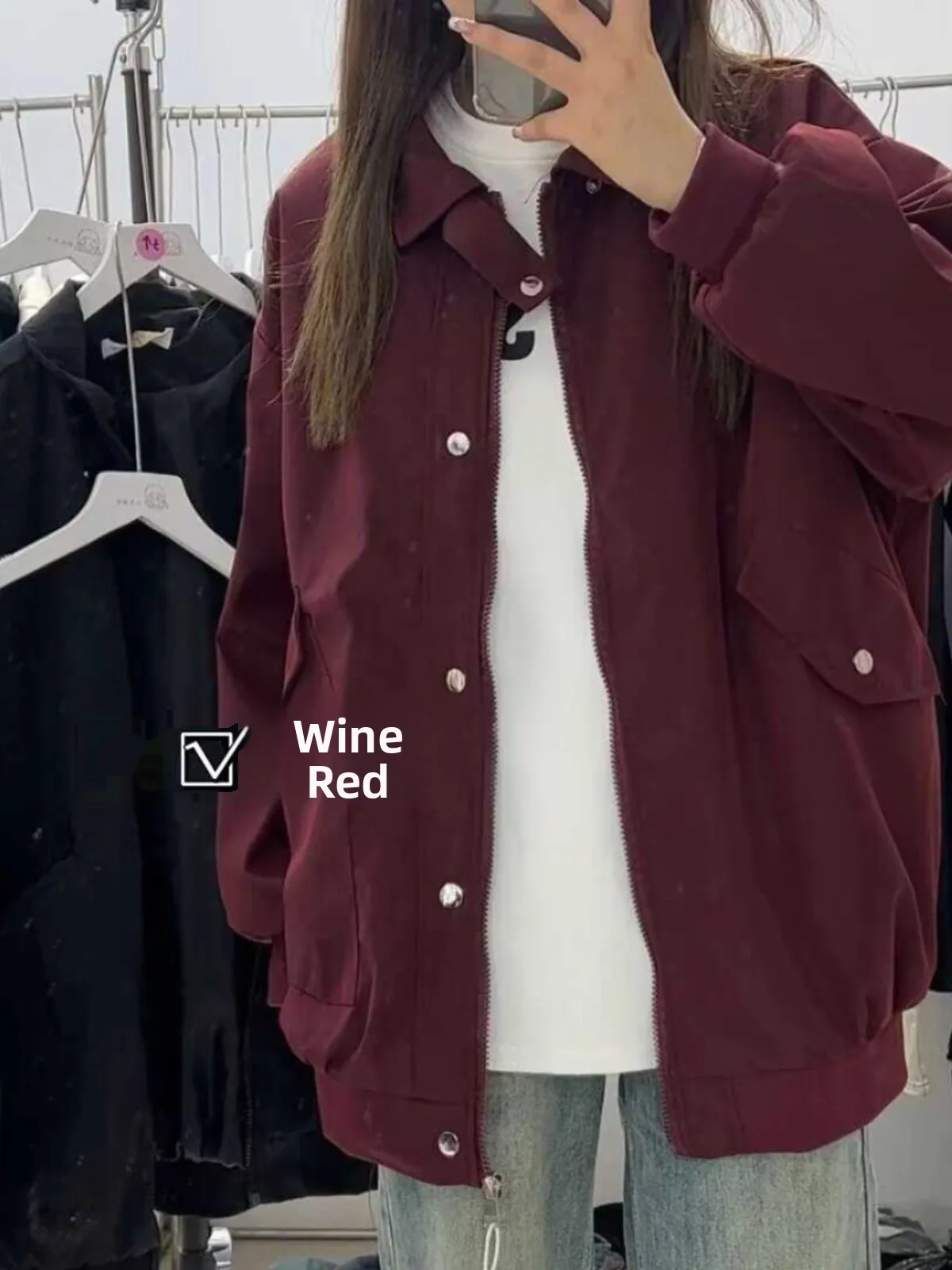 Куртка в стиле ретро для пар, цвет красного вина, весна-осень, американский уличный стиль, молодежная повседневная верхняя одежда
Куртка в стиле ретро для пар, цвет красного вина, весна-осень, американский уличный стиль, молодежная повседневная верхняя одежда