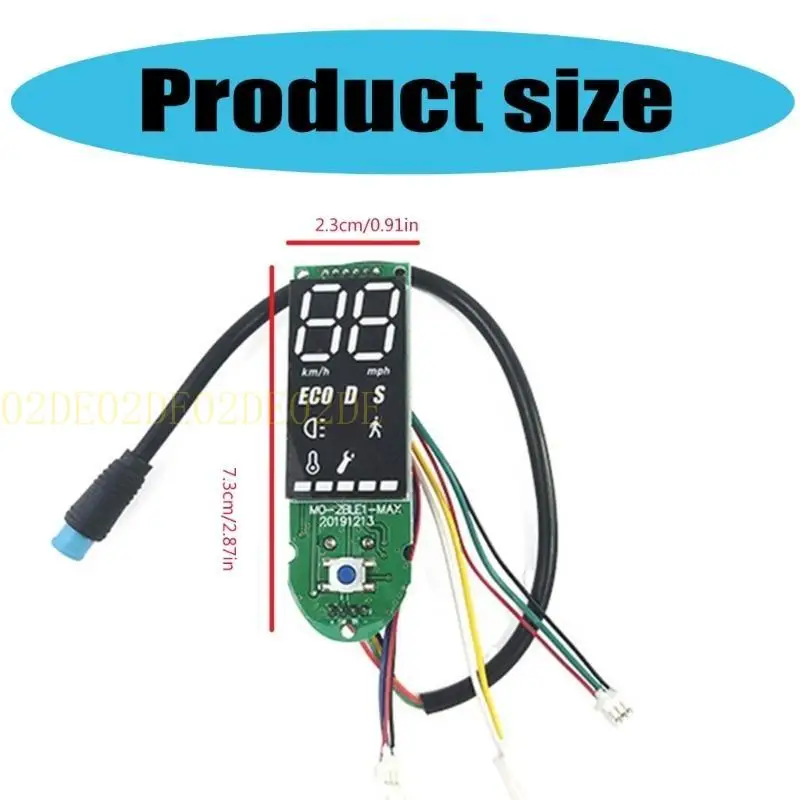 02DE Real Time Speed And Battery Display for Electric Scooter Meter Electronic Dashboard Featuring Waterproof and Dustproof
02DE Real Time Speed And Battery Display for Electric Scooter Meter Electronic Dashboard Featuring Waterproof and Dustproof