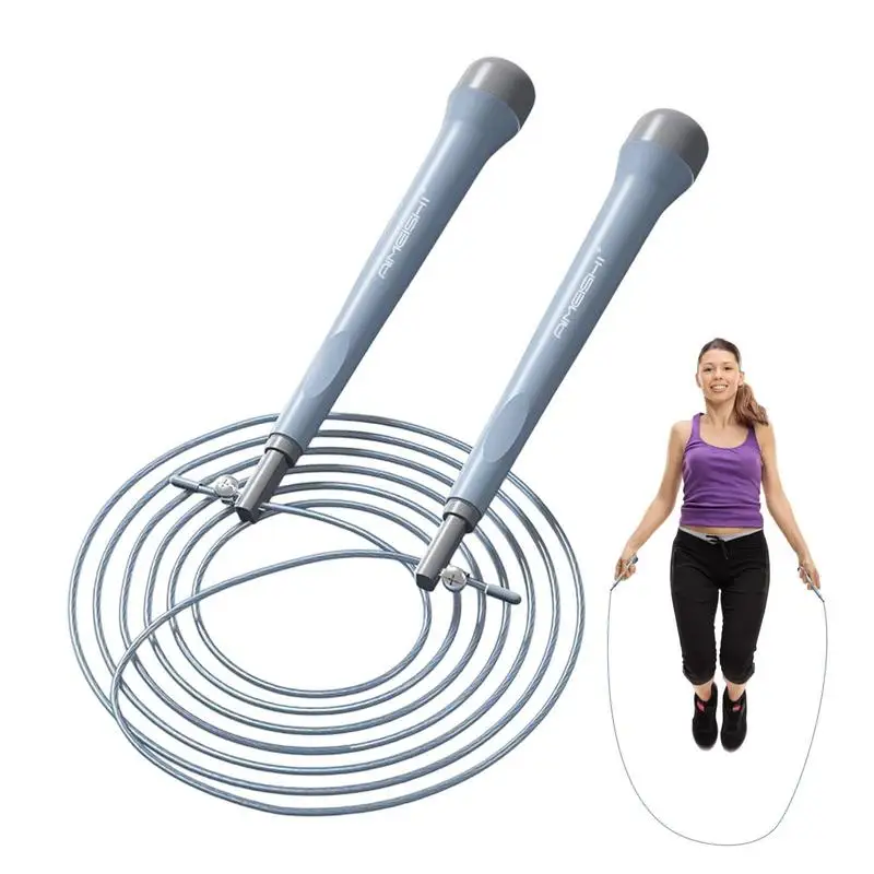 Jumping Rope Skipping Cable Fitness Adjustable Jump Ropes No-Tangles Jumping Cable With Ergonomic Handle Fitness Cord For Weight
Jumping Rope Skipping Cable Fitness Adjustable Jump Ropes No-Tangles Jumping Cable With Ergonomic Handle Fitness Cord For Weight