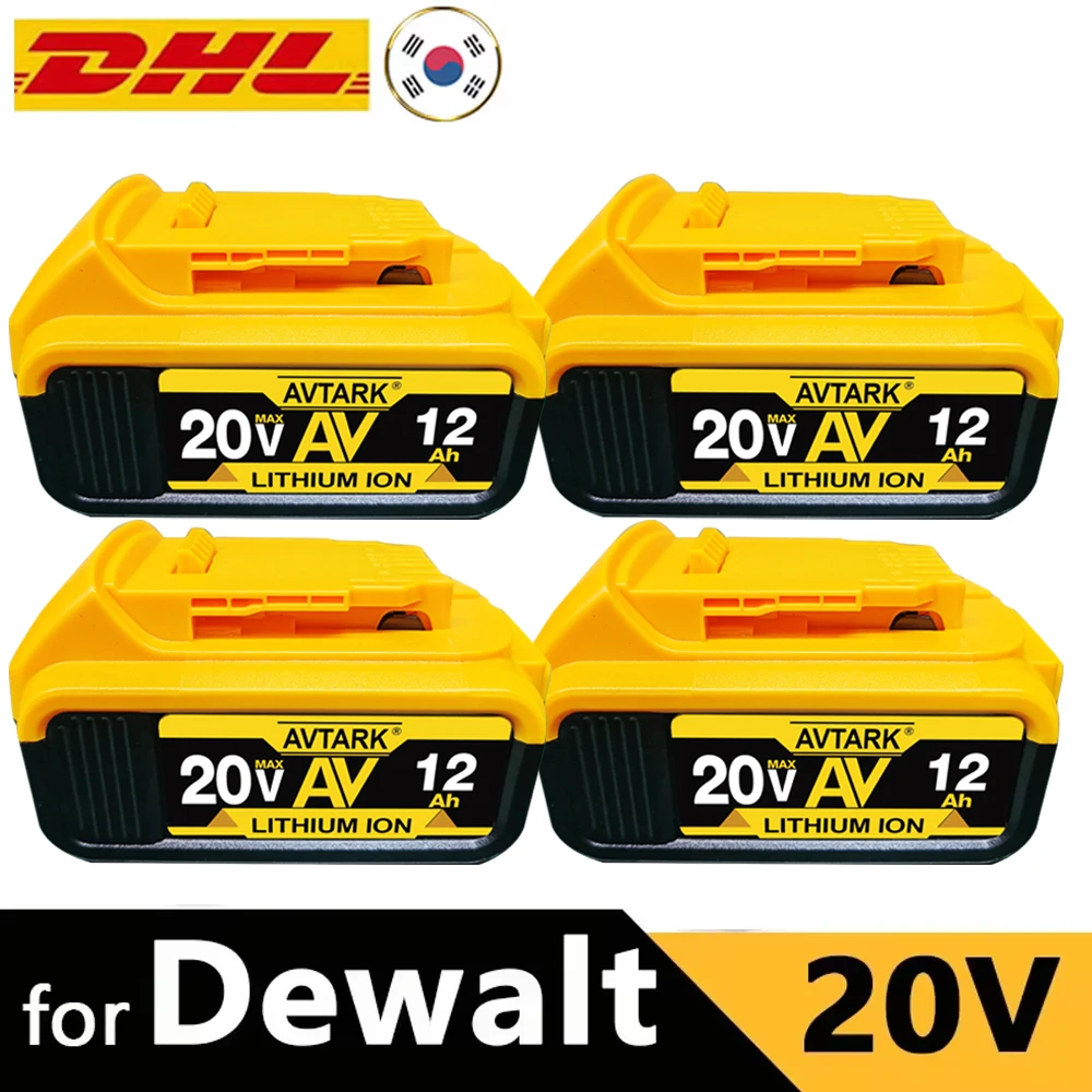 DCB180 DCB200 20V 12Ah Lithium-Ion Battery for DeWalt Tools - Compatible with DCB115, DCB118, Rechargeable Power Tool Battery
DCB180 DCB200 20V 12Ah Lithium-Ion Battery for DeWalt Tools - Compatible with DCB115, DCB118, Rechargeable Power Tool Battery