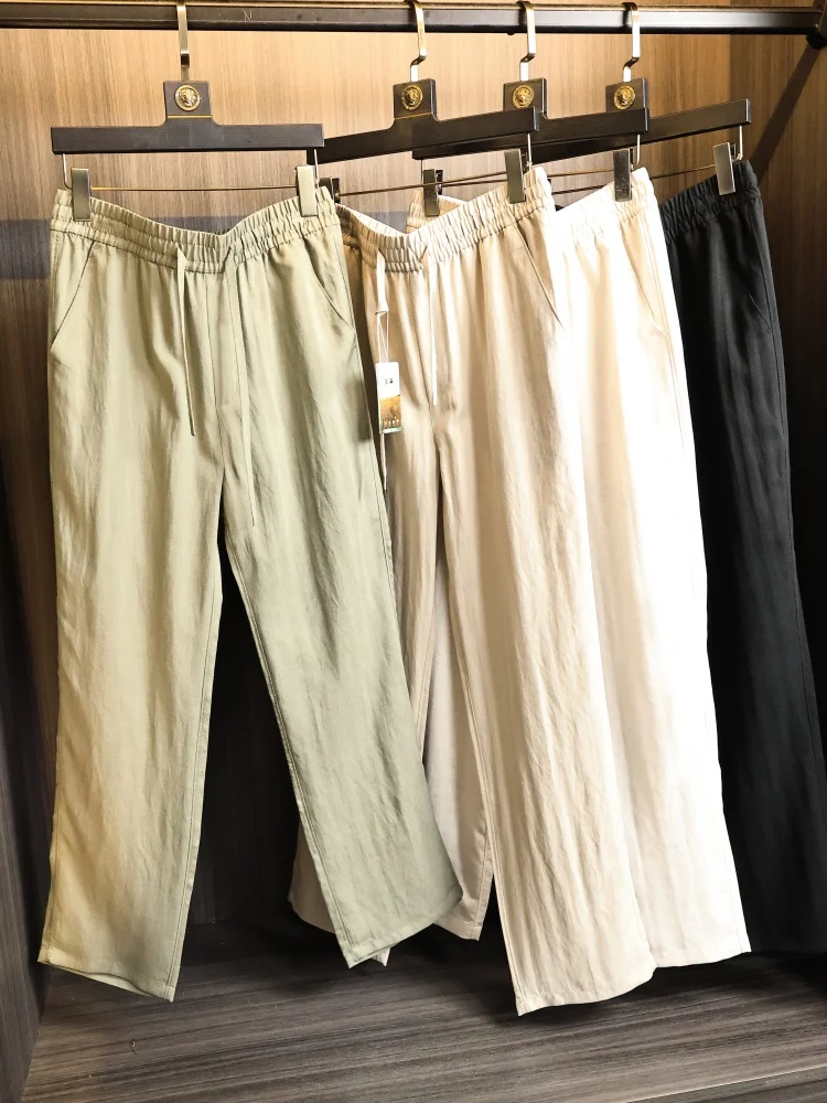 Men's Summer Lightweight Casual Pants Breathable Sweat-wicking Soft Lenzing Straight Leg Fashionable Versatile Loose Fit
Men's Summer Lightweight Casual Pants Breathable Sweat-wicking Soft Lenzing Straight Leg Fashionable Versatile Loose Fit