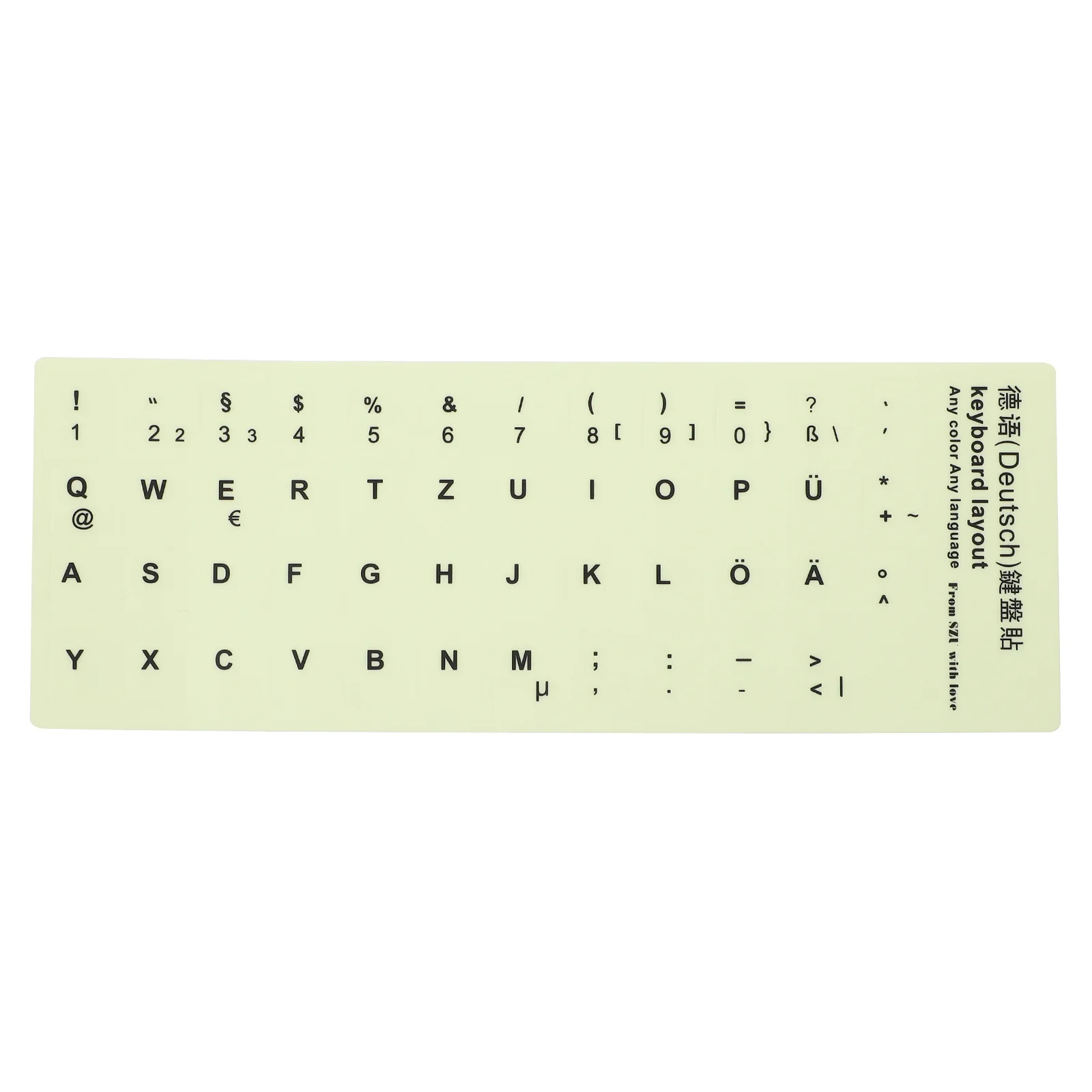 Glow In The Dark Keyboard Sticker 1.3X1.1Cm Fluorescent Letter For Laptop Desktop Computer Replacement Matte Pvc Stickers
Glow In The Dark Keyboard Sticker 1.3X1.1Cm Fluorescent Letter For Laptop Desktop Computer Replacement Matte Pvc Stickers