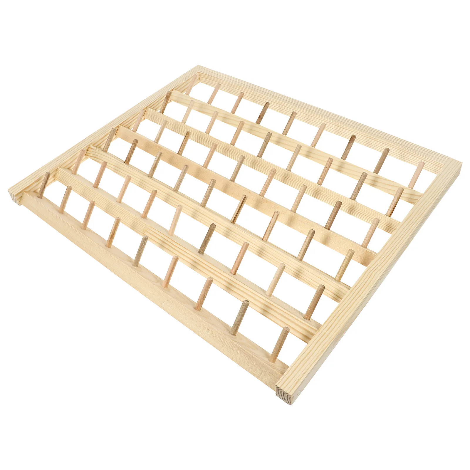 Wooden 54-Spool Thread Rack Wall-Mounted Sewing Thread Holder Organizer Storage for Embroidery Quilting Handicraft
Wooden 54-Spool Thread Rack Wall-Mounted Sewing Thread Holder Organizer Storage for Embroidery Quilting Handicraft