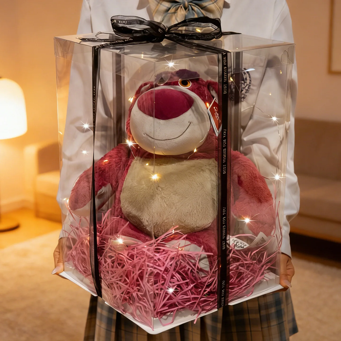 Disney Pixar Toy Story Lotso Huggin-Bear Plush Toy - Strawberry Scented Soft Stuffed Animal
Disney Pixar Toy Story Lotso Huggin-Bear Plush Toy - Strawberry Scented Soft Stuffed Animal