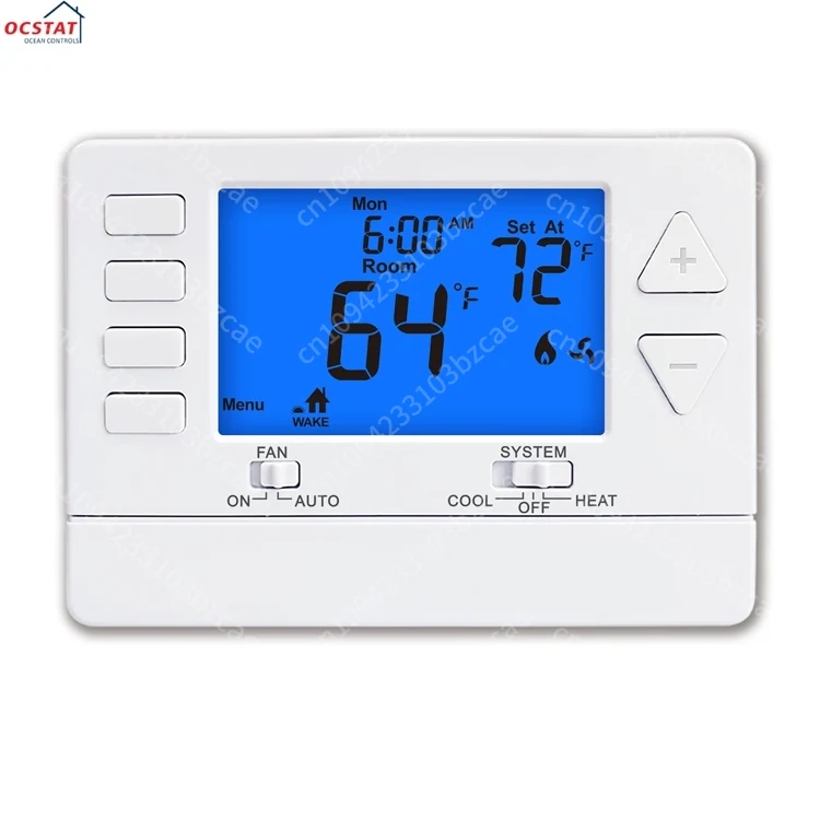 New Room Thermostat 24V Wired Digital Programmable for Air Conditioner Heat Pump
New Room Thermostat 24V Wired Digital Programmable for Air Conditioner Heat Pump
