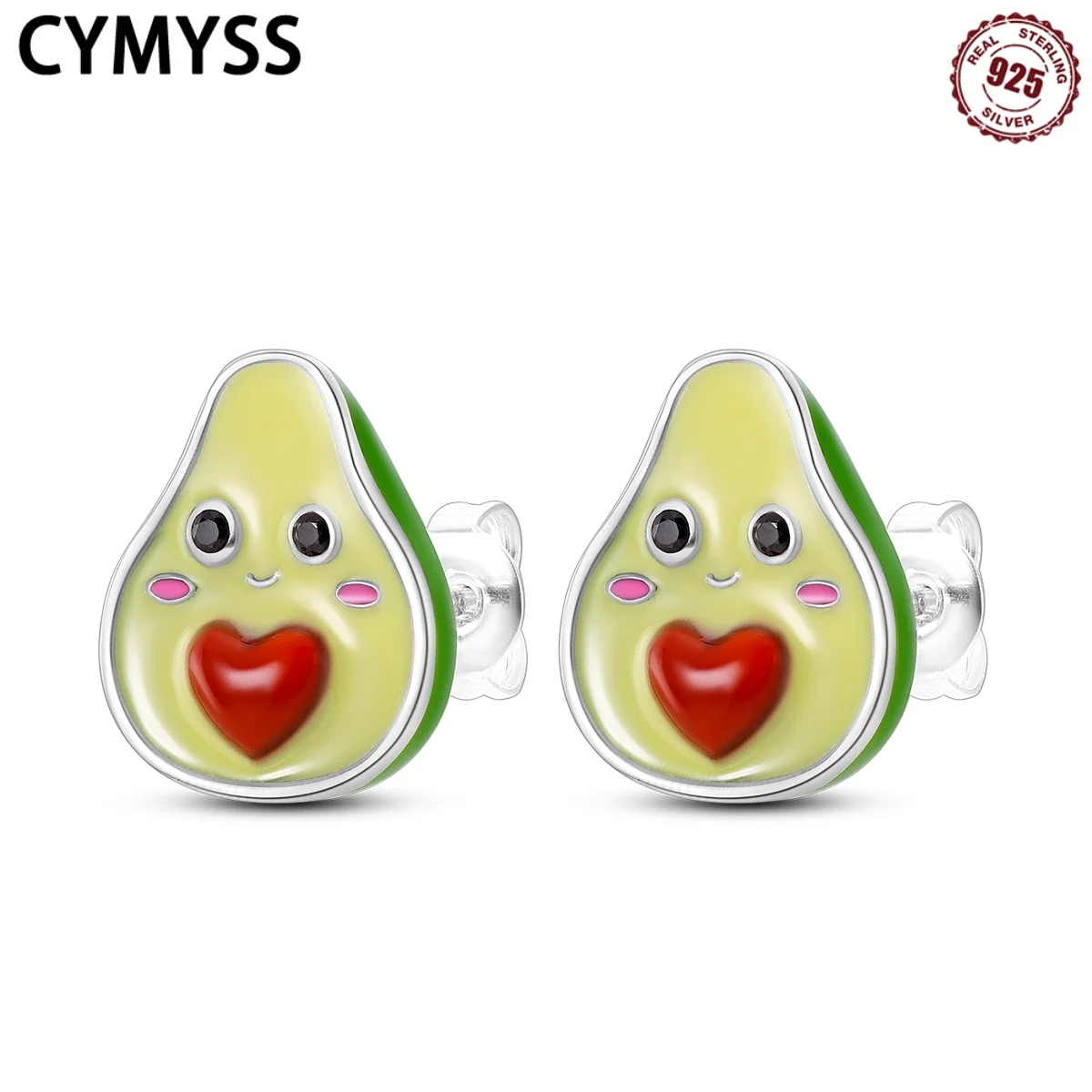 CYMYSS 2025 New 925 Sterling Silver Cute Avocado Earrings women's Earrings Luxury Designer Jewelry Set Earring Set
CYMYSS 2025 New 925 Sterling Silver Cute Avocado Earrings women's Earrings Luxury Designer Jewelry Set Earring Set