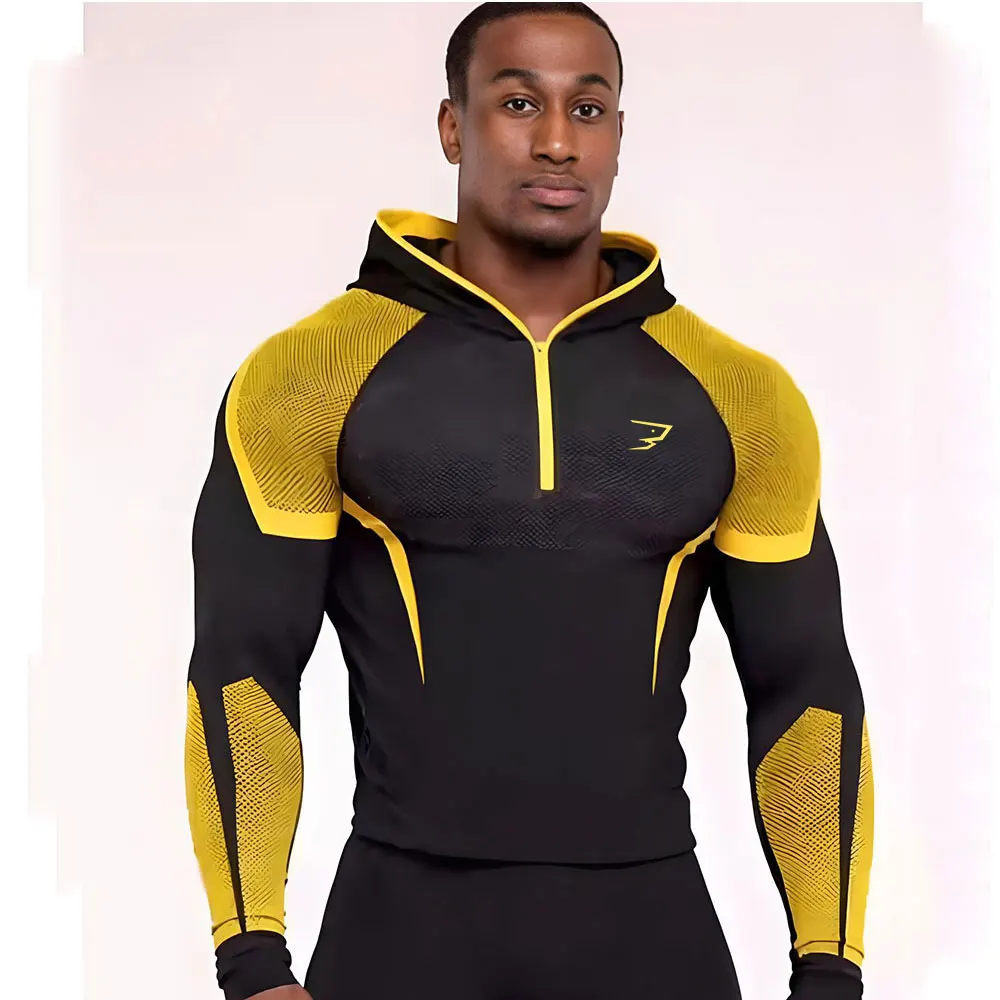Compression Top Gym T Shirts Rashgad 2026 New Men Bodybuilding Sports Hooded T-Shirt Quick Dry Running Shirt Long Sleeved Tight
Compression Top Gym T Shirts Rashgad 2026 New Men Bodybuilding Sports Hooded T-Shirt Quick Dry Running Shirt Long Sleeved Tight