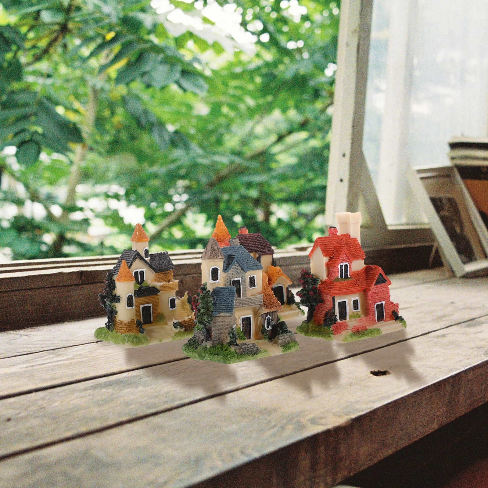 4pcs Micro Landscape Ornaments Resin Mini House Decor Garden Desktop Tiny House Decorations Adorable Miniature for Indoor
4pcs Micro Landscape Ornaments Resin Mini House Decor Garden Desktop Tiny House Decorations Adorable Miniature for Indoor