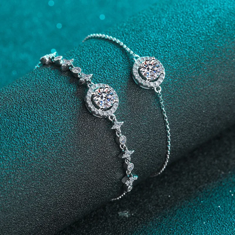 AZ209-S AZ210-S Lefei Fashion Luxury Trend Classic Diamond-set Moissanite Star Round Bracelet For Women s925 Silver Jewelry Gift
AZ209-S AZ210-S Lefei Fashion Luxury Trend Classic Diamond-set Moissanite Star Round Bracelet For Women s925 Silver Jewelry Gift