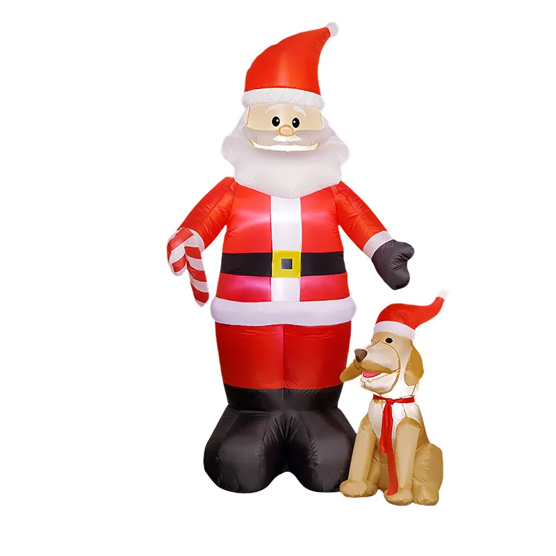 Christmas Supplies Inflatable Santa with Puppy Air Model Garden Decoration LED Glowing Party Ornament
Christmas Supplies Inflatable Santa with Puppy Air Model Garden Decoration LED Glowing Party Ornament