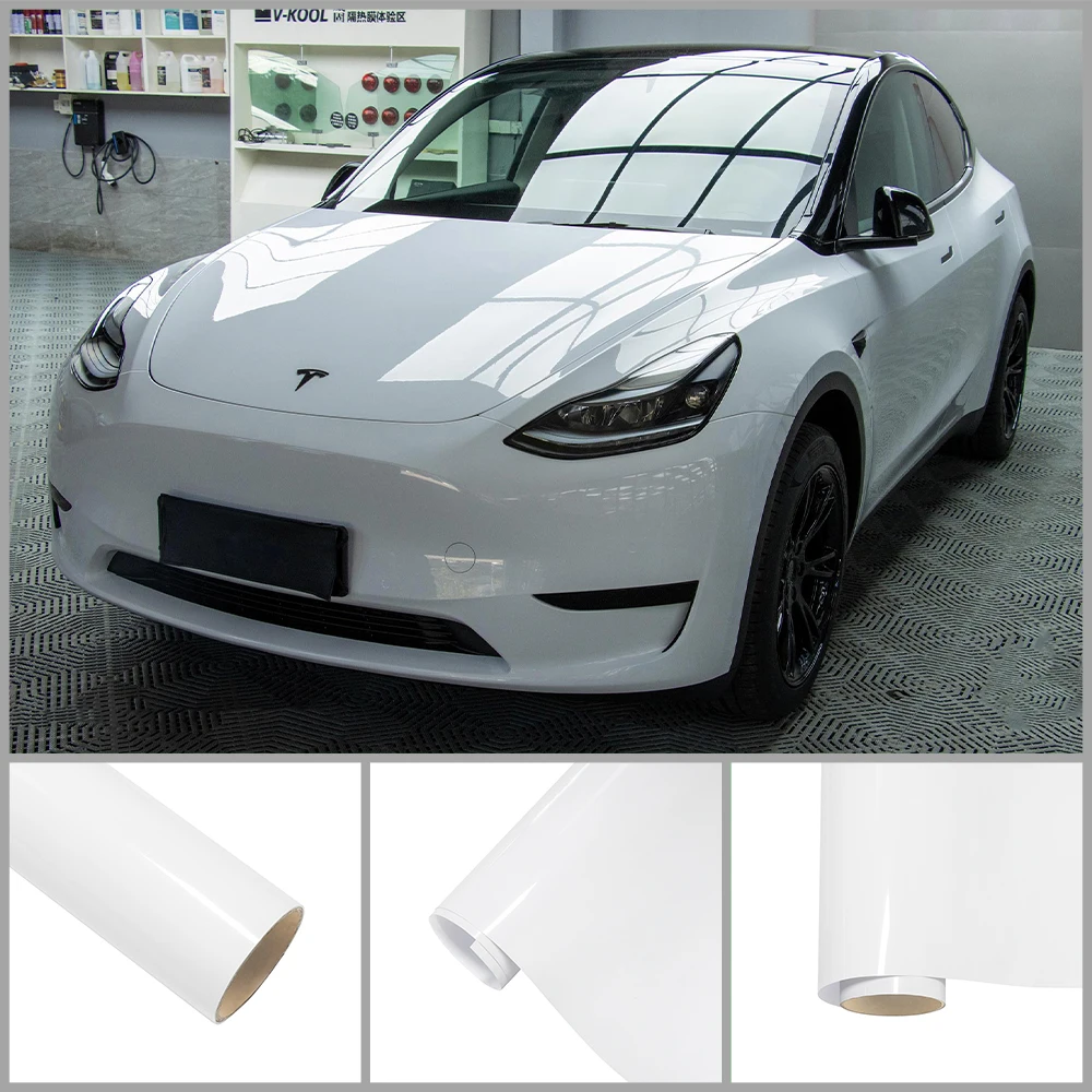 Premium Bright Glossy Crystal White Car Whole Body PET Wrap Vinyl Film Decal DIY Cover Sticker Protective Film Auto Accessories
Premium Bright Glossy Crystal White Car Whole Body PET Wrap Vinyl Film Decal DIY Cover Sticker Protective Film Auto Accessories