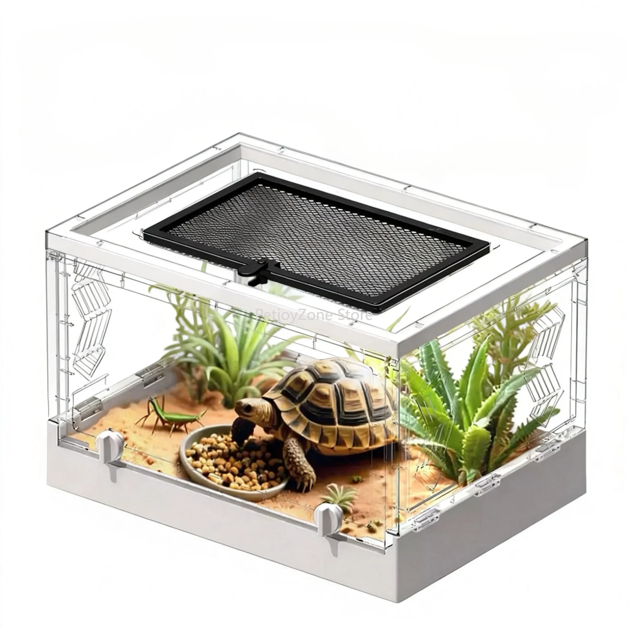 New Arrival Eco-Friendly Foldable ABS Acrylic Reptile Terrarium With Screen Ventilation Feeding Box For Spider Lizard
New Arrival Eco-Friendly Foldable ABS Acrylic Reptile Terrarium With Screen Ventilation Feeding Box For Spider Lizard