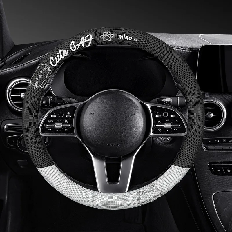Cute Cartoon Steering Wheel Covers Linen Car Steering Wheel Cover Cute Car Accessories Universal 38cm Steering Covers O/D Shape
Cute Cartoon Steering Wheel Covers Linen Car Steering Wheel Cover Cute Car Accessories Universal 38cm Steering Covers O/D Shape