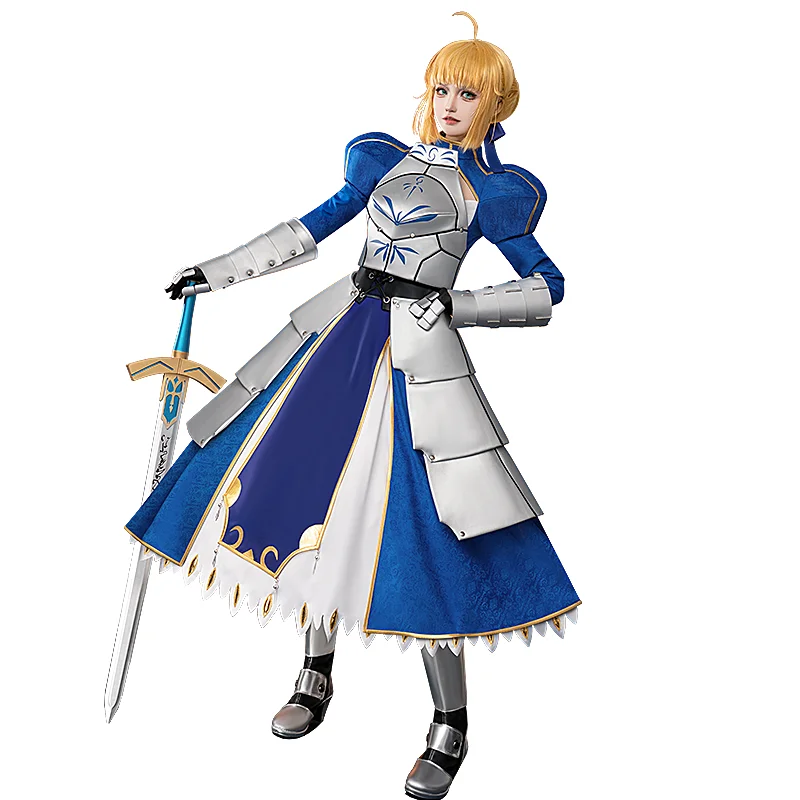 Anime Saber Cosplay Costume Game Fate/Stay Night Cosplay Artoria Pendragon Saber Women Costume Armor Arutoria Halloween
Anime Saber Cosplay Costume Game Fate/Stay Night Cosplay Artoria Pendragon Saber Women Costume Armor Arutoria Halloween