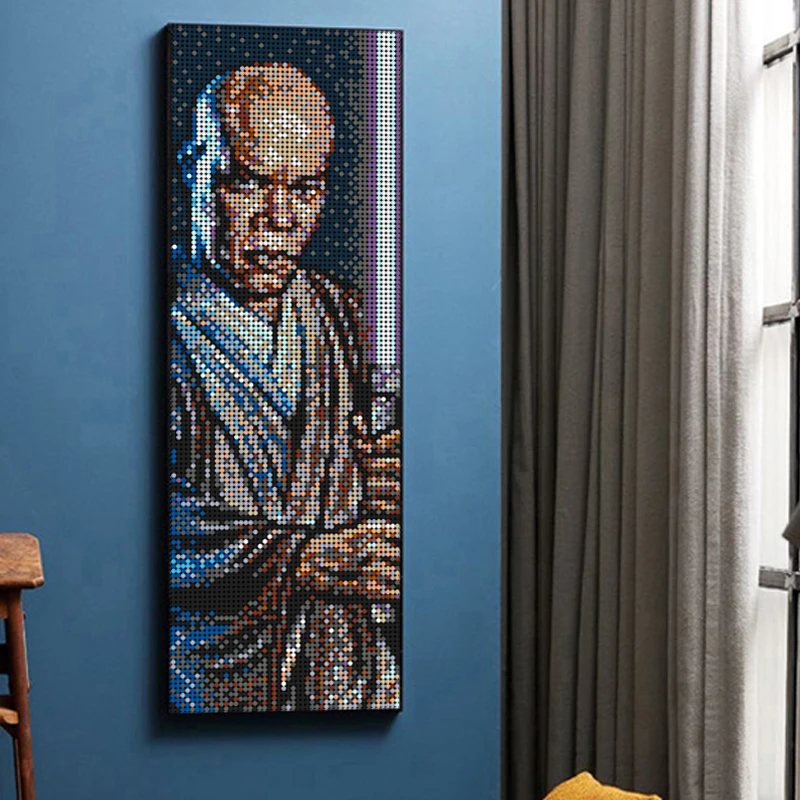 MOC Mace Windu Classic Pixel Art Painting Building Blocks Set Mosaic Bricks Star Movie Toys Best Christmas Birthday Gift
MOC Mace Windu Classic Pixel Art Painting Building Blocks Set Mosaic Bricks Star Movie Toys Best Christmas Birthday Gift