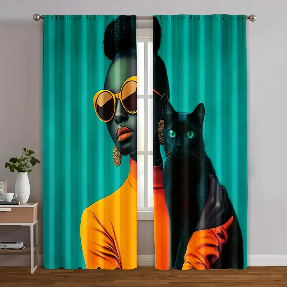 2pcs, Curtains Roller Blinds Bright and colorful art Versatile Polyester Fabric (without rod) Outdoor Decorations Use for
2pcs, Curtains Roller Blinds Bright and colorful art Versatile Polyester Fabric (without rod) Outdoor Decorations Use for