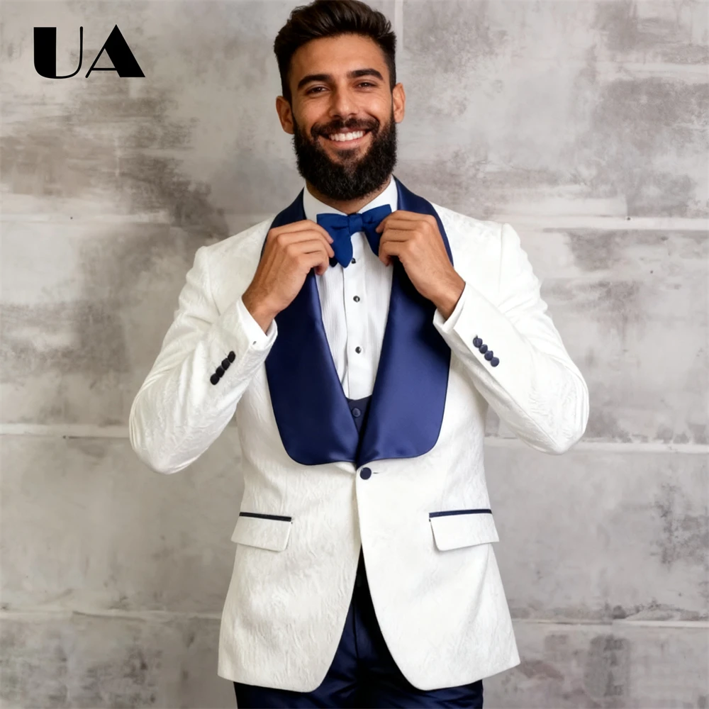 Three Pieces Wedding Suit for Groom XXS-7XL Best Man Tuxedo (Jacket Vest Pants) Tailored Prom Suit Attire ULBYANRY 2025 New
Three Pieces Wedding Suit for Groom XXS-7XL Best Man Tuxedo (Jacket Vest Pants) Tailored Prom Suit Attire ULBYANRY 2025 New