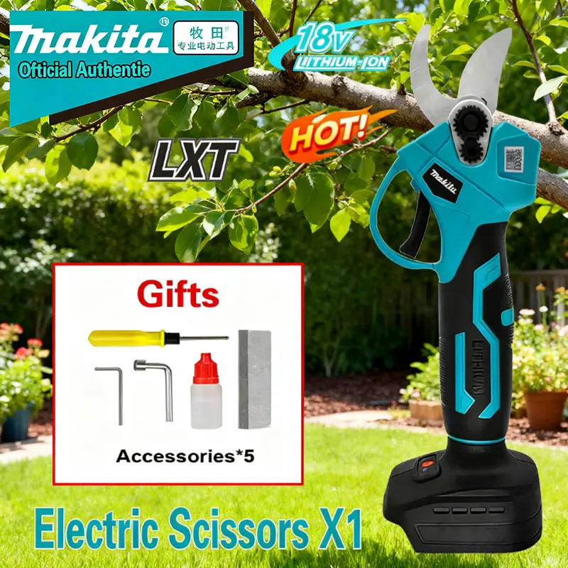 Makita Battery Universal Lithium Battery Scissors Fruit Tree Branch Scissors Electric Pruning Scissors Rechargeable Pruning Arti 
Makita Battery Universal Lithium Battery Scissors Fruit Tree Branch Scissors Electric Pruning Scissors Rechargeable Pruning Arti