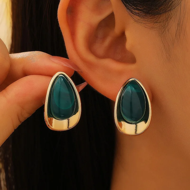 Fashion Ins Minimalist Water Droplet Earrings, Elegant Women's Luxury Quality Jewelry Accessories, Trendy Party Holiday Gifts
Fashion Ins Minimalist Water Droplet Earrings, Elegant Women's Luxury Quality Jewelry Accessories, Trendy Party Holiday Gifts