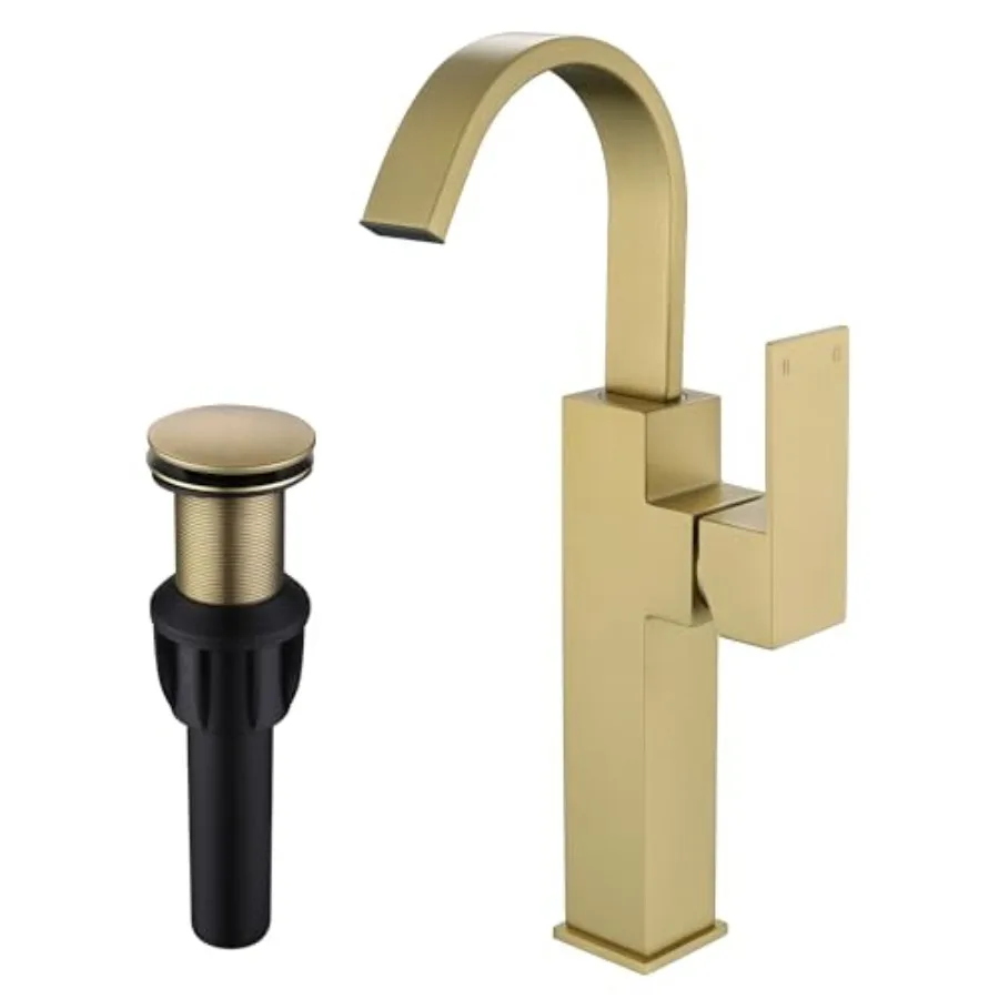 Vessel Sink Faucet, Single Handle Bathroom Faucet, Waterfall Bathroom Faucet Single Hole Lavatory Vanity Tap Single Hole Bar Si
Vessel Sink Faucet, Single Handle Bathroom Faucet, Waterfall Bathroom Faucet Single Hole Lavatory Vanity Tap Single Hole Bar Si
