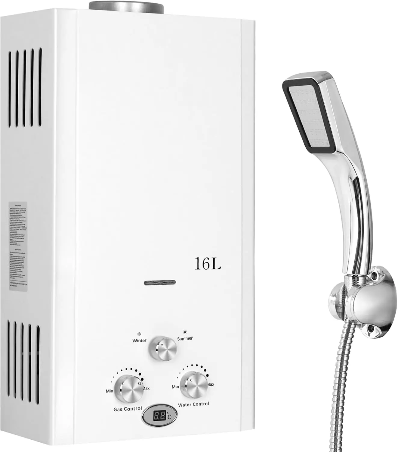 16L 32KW RV Hot Water Heater With Overheating Protection Propane Tankless Gas Water Heater For Home Camping Boat RV Shower
16L 32KW RV Hot Water Heater With Overheating Protection Propane Tankless Gas Water Heater For Home Camping Boat RV Shower