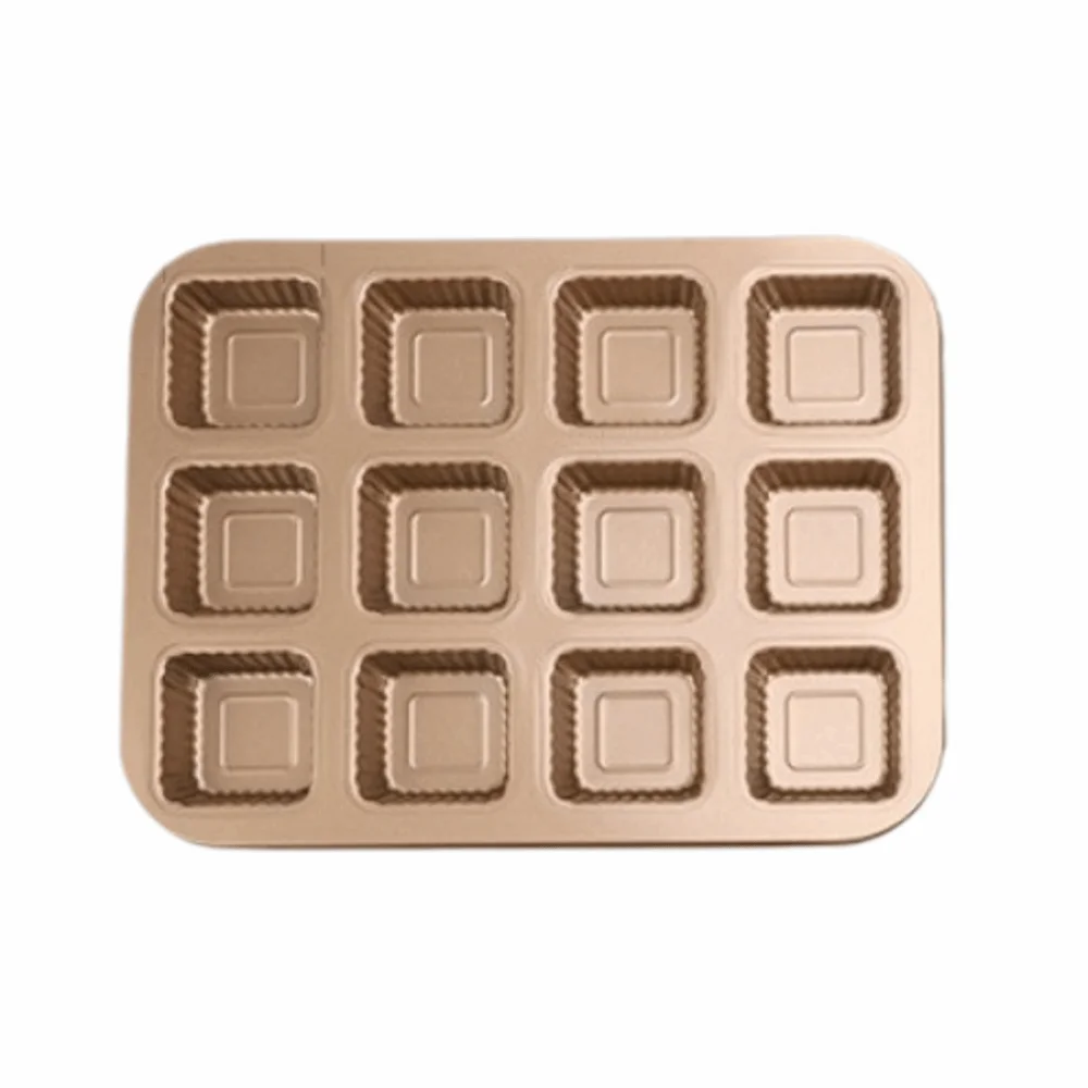 12 Cavity Square Muffin Tin Square Shape Dividers Mini Loaf Pan Corrosion-Resistant Sturdy Muffin Baking Pan Home Baking Tools
12 Cavity Square Muffin Tin Square Shape Dividers Mini Loaf Pan Corrosion-Resistant Sturdy Muffin Baking Pan Home Baking Tools