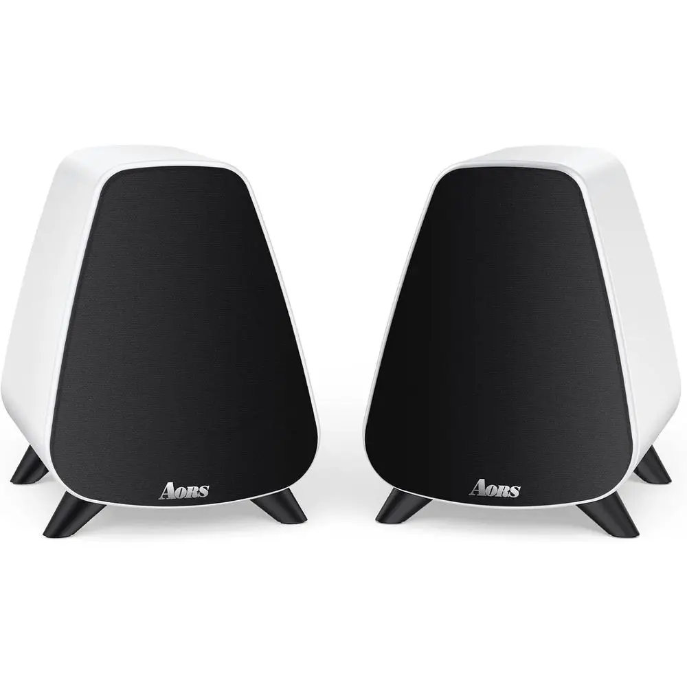 AS31 Active Bookshel Speakers Bluetooth 5.3, 2-Way Stereo PC Desktop 80W RMS/3-inch Bass/range/RCA and iber Optic Inputs, Wooden
AS31 Active Bookshel Speakers Bluetooth 5.3, 2-Way Stereo PC Desktop 80W RMS/3-inch Bass/range/RCA and iber Optic Inputs, Wooden