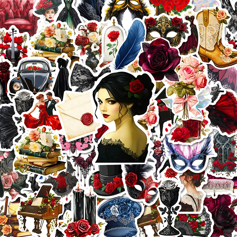 10/30/50pcs Vintage Masquerade Ball Graffiti Stickers Cartoon Decals Waterproof DIY Suitcase Guitar Scrapbook Aesthetic Sticker
10/30/50pcs Vintage Masquerade Ball Graffiti Stickers Cartoon Decals Waterproof DIY Suitcase Guitar Scrapbook Aesthetic Sticker