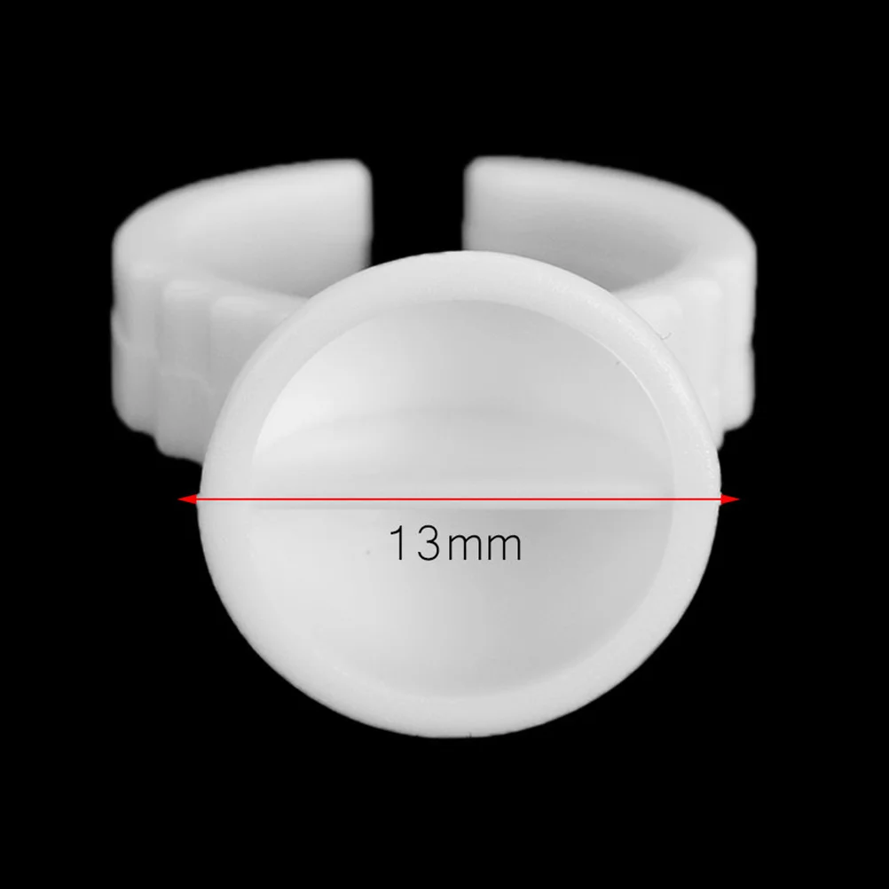 100Pcs Eyelash Extension Ink Ring Cup Disposable Clear Pigment Container for Professional Tattoo Artists S Size White
100Pcs Eyelash Extension Ink Ring Cup Disposable Clear Pigment Container for Professional Tattoo Artists S Size White