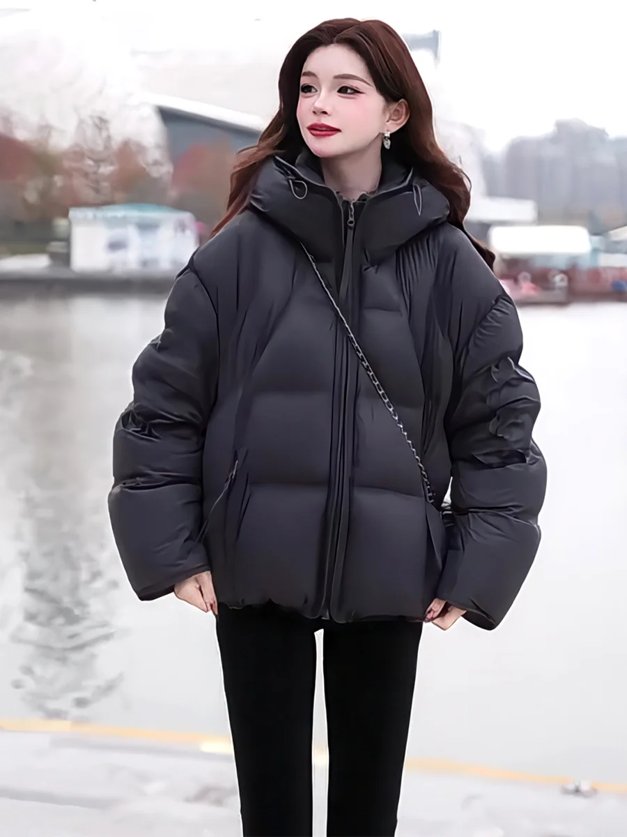 Casual Sle ort Hooded 90 White Du down Puffer Jaet Women's Winter Bla Puff Bread Coat Warm Slimming Ci Leisure
Casual Sle ort Hooded 90 White Du down Puffer Jaet Women's Winter Bla Puff Bread Coat Warm Slimming Ci Leisure