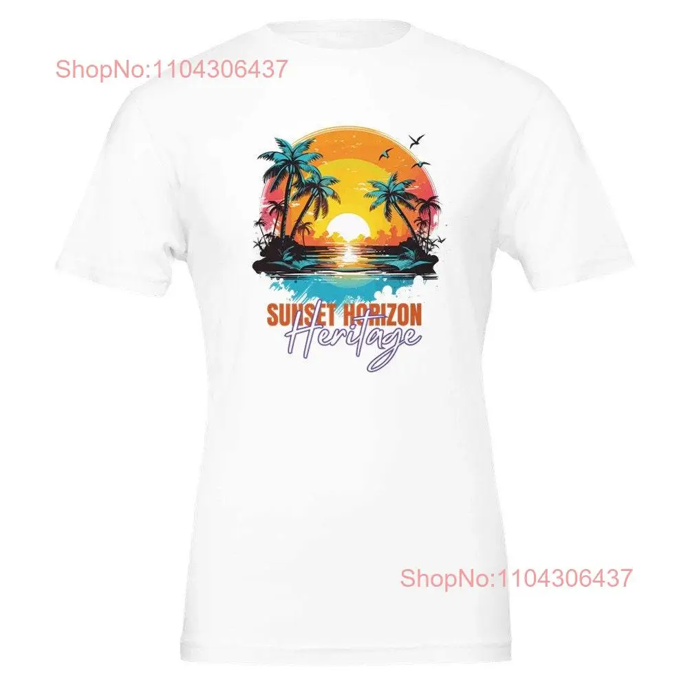 Пляжная футболка Sunset Horizon Heritage, летняя футболка премиум-класса с круглым вырезом Bella Canvas 3001, длинные или короткие рукава
Пляжная футболка Sunset Horizon Heritage, летняя футболка премиум-класса с круглым вырезом Bella Canvas 3001, длинные или короткие рукава