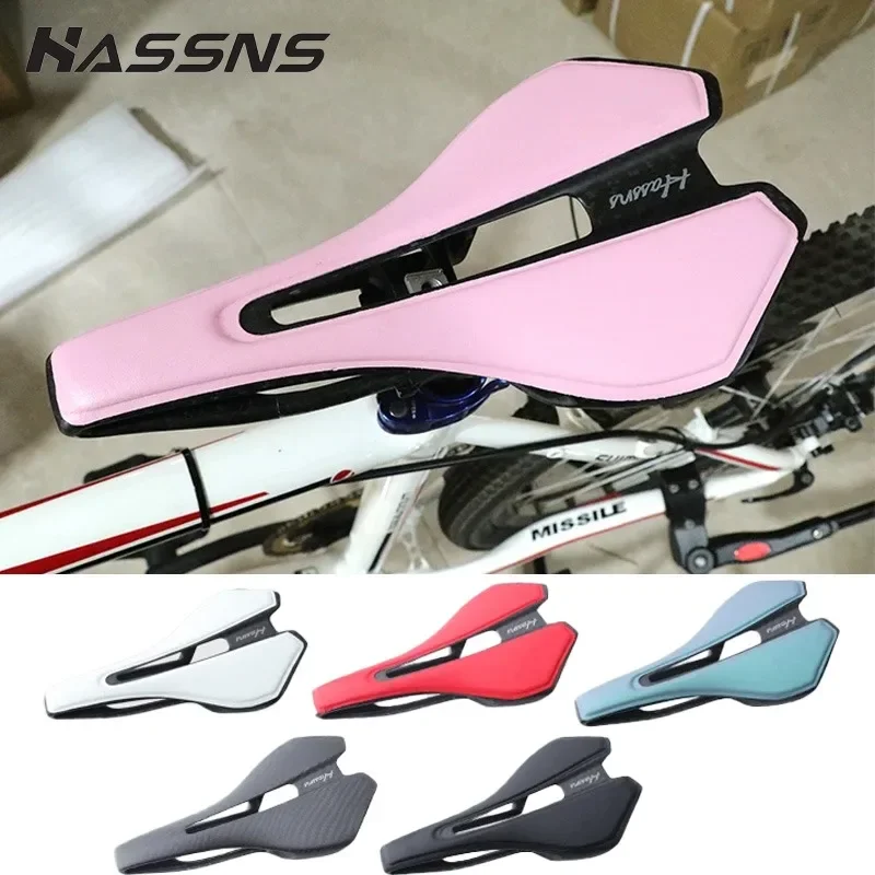 HASSNS carbon saddle ultralight carbon fiber bicycle saddle 105g for Mountain Road bike comfortable seat leather white saddle
HASSNS carbon saddle ultralight carbon fiber bicycle saddle 105g for Mountain Road bike comfortable seat leather white saddle