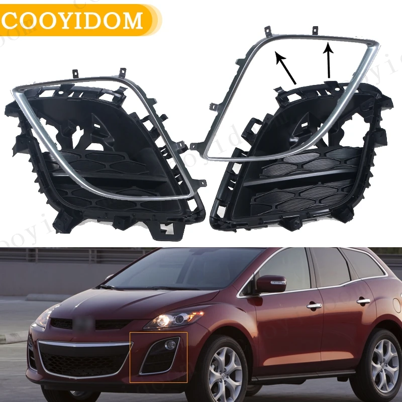 Front Bumper Fog Light Trim Frame Fog Lamp grille Hood Decorative Cover Lid Garnish For Mazda CX7 CX-7 2010 2011 2012 2013 2014
Front Bumper Fog Light Trim Frame Fog Lamp grille Hood Decorative Cover Lid Garnish For Mazda CX7 CX-7 2010 2011 2012 2013 2014