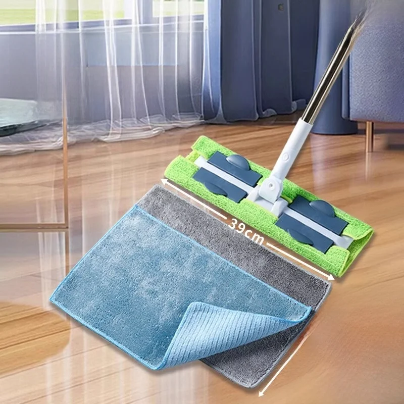 Versatile Cleaning Wet And Dry Mop Cloth Fixed Type Flat Mop Head Household Dust Pusher Absorbent Cotton Manual Drive
Versatile Cleaning Wet And Dry Mop Cloth Fixed Type Flat Mop Head Household Dust Pusher Absorbent Cotton Manual Drive