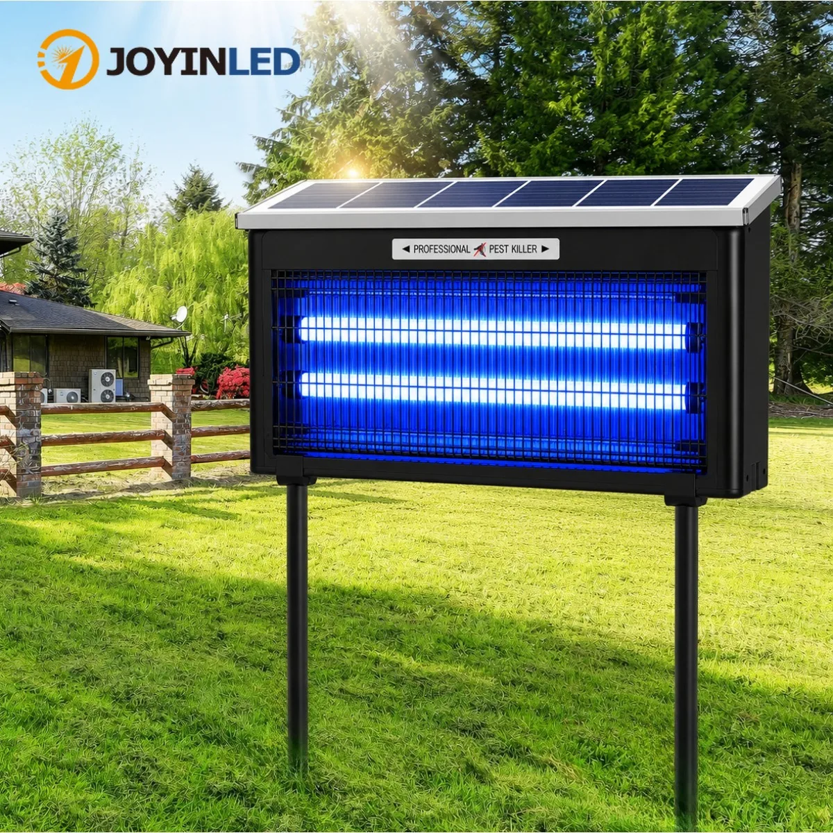 JOYINLED Solar Bug Zapper Outdoor High Power Indoor Outdoor 16/20/40W Rechargeable for Commercial or Backyard Garden Use
JOYINLED Solar Bug Zapper Outdoor High Power Indoor Outdoor 16/20/40W Rechargeable for Commercial or Backyard Garden Use