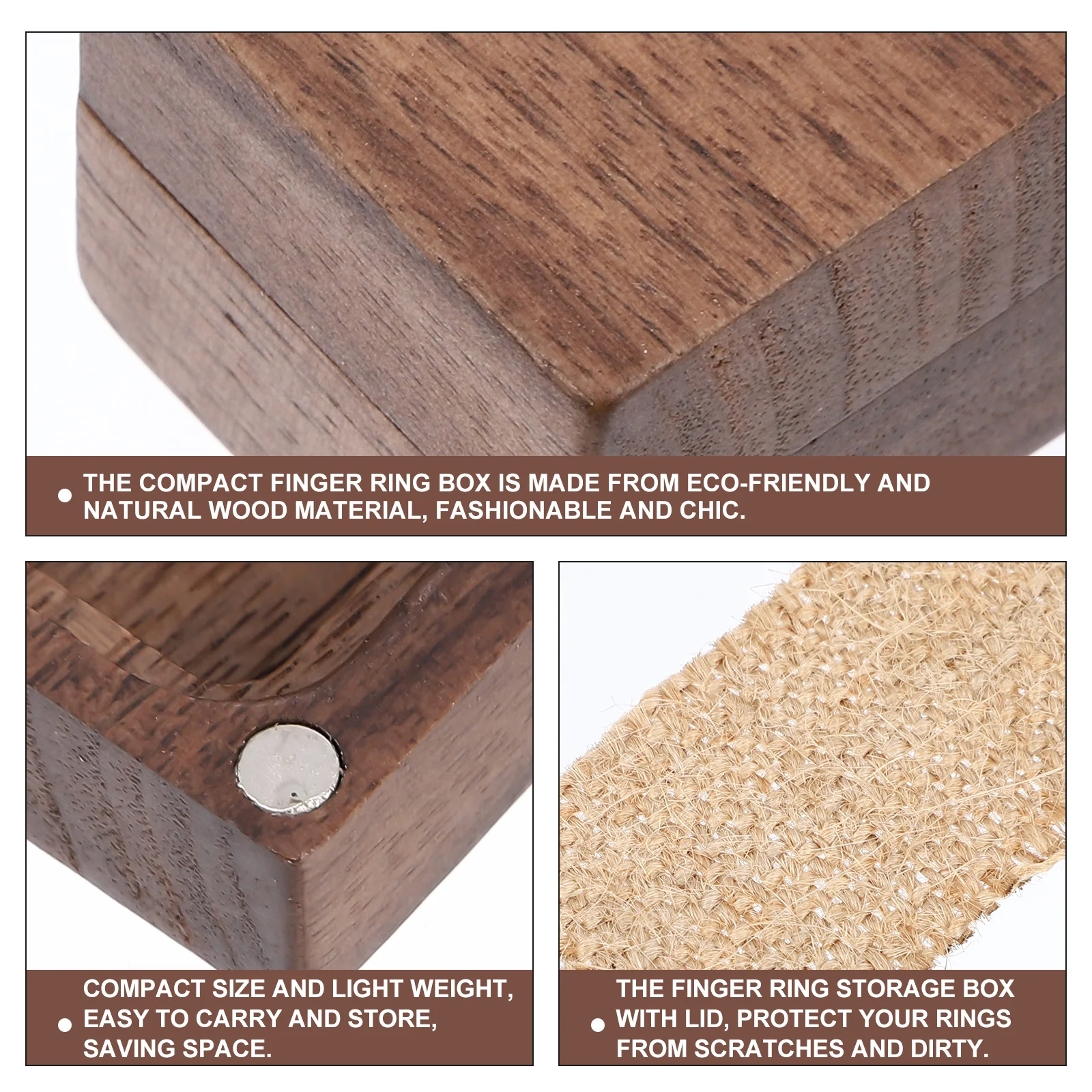 Chic Hardwood Ring Storage Box Skinfriendly Material Proposal Ring Case Wedding Engagement Party Jewelry Box Exquisite Display
Chic Hardwood Ring Storage Box Skinfriendly Material Proposal Ring Case Wedding Engagement Party Jewelry Box Exquisite Display