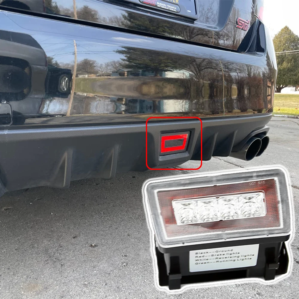 For Subaru WRX STI Impreza XV Crosstrek GP Rear Bumper LED Brake Reverse Warning Light Car Tag Fog Lamp
For Subaru WRX STI Impreza XV Crosstrek GP Rear Bumper LED Brake Reverse Warning Light Car Tag Fog Lamp