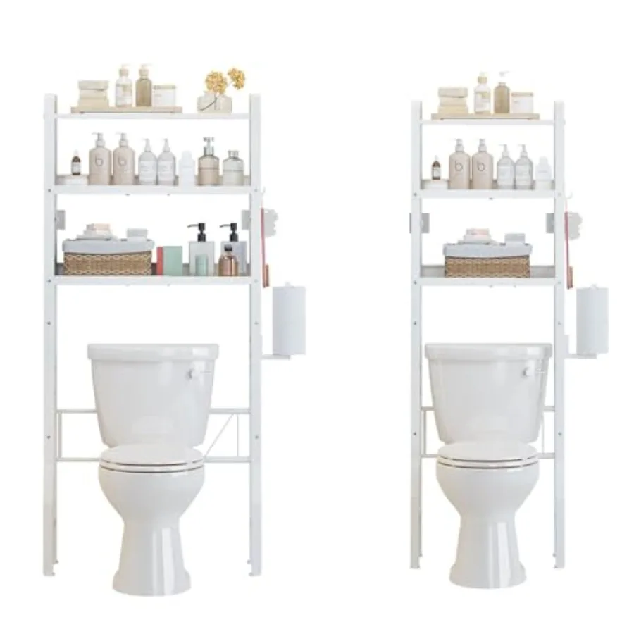 Over the Toilet Storage Shelf 3-Tier Adjustable Bathroom Organizers and Storage Shelves Bathroom Rack Above Toilet Storage with
Over the Toilet Storage Shelf 3-Tier Adjustable Bathroom Organizers and Storage Shelves Bathroom Rack Above Toilet Storage with