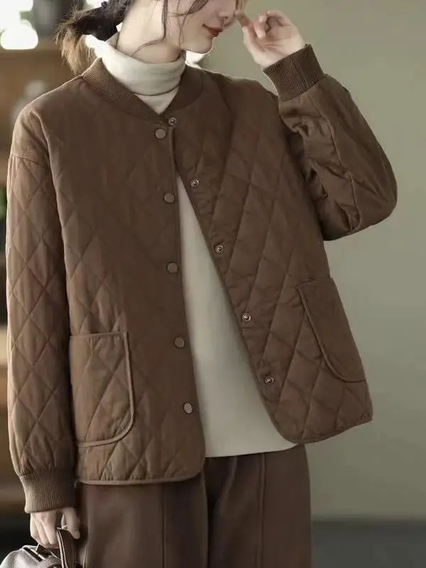 Retro Cotton Jaet Baseball Sle Women's Autumn Winter Warm ort Coat Casual Loose Fit Anti-aging Versatile Mom Cotton Clo...
Retro Cotton Jaet Baseball Sle Women's Autumn Winter Warm ort Coat Casual Loose Fit Anti-aging Versatile Mom Cotton Clo...