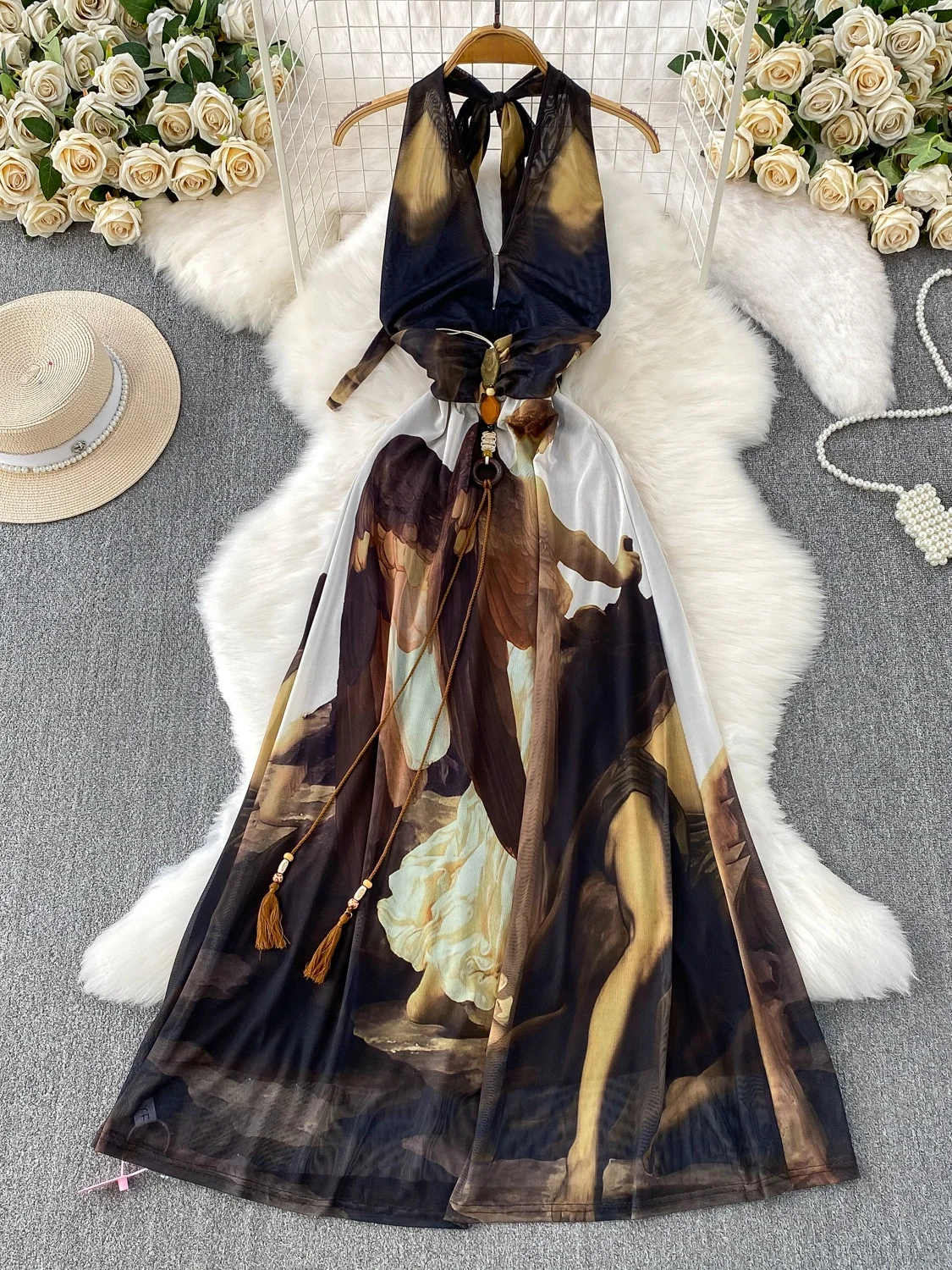 Sexy Bal V-ne Midi Dr Women's New Chinese Sle Unique Beautiful Print Slimming Wrap Dr for Autumn Winter
Sexy Bal V-ne Midi Dr Women's New Chinese Sle Unique Beautiful Print Slimming Wrap Dr for Autumn Winter