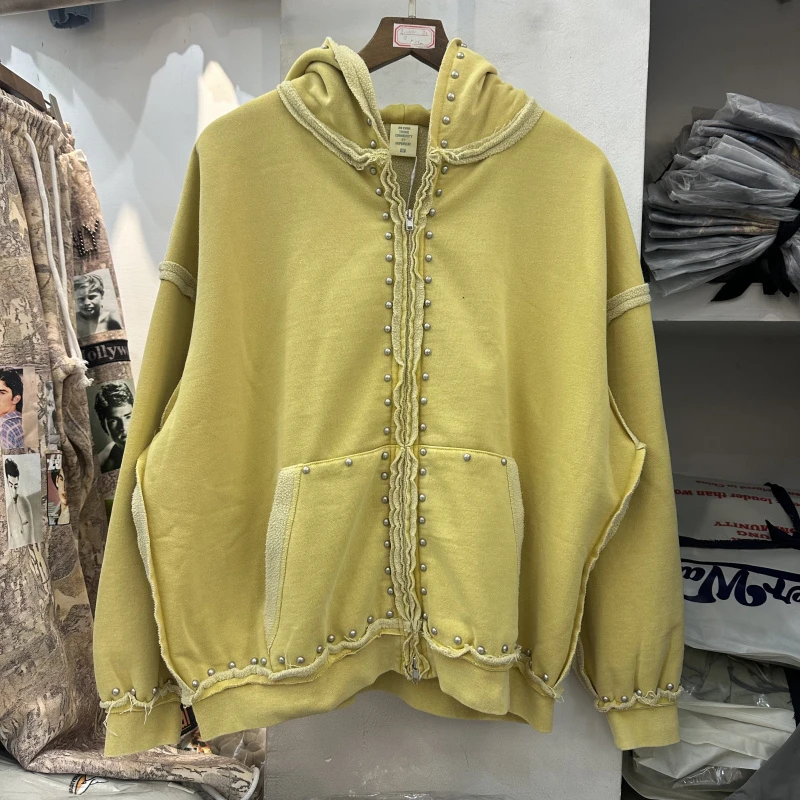 FGSS Original Brand Autumn Winter Trendy Zipper Hoodie Jaet Loose Fit Fce Lined Waed Vintage Patchwork Men's Sweatirt
FGSS Original Brand Autumn Winter Trendy Zipper Hoodie Jaet Loose Fit Fce Lined Waed Vintage Patchwork Men's Sweatirt