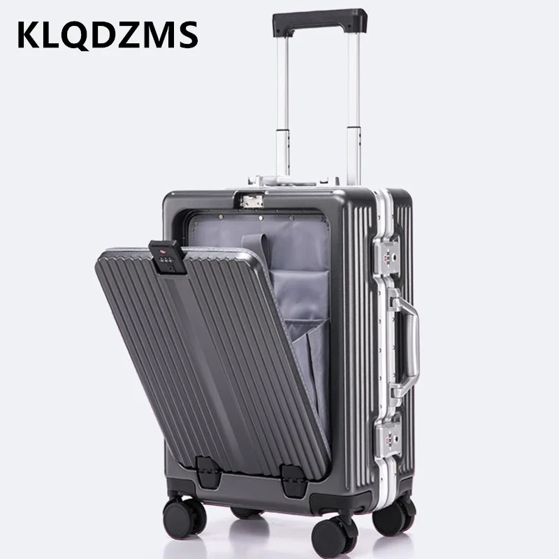 KLQDZMS Suitcase Travel Bag 20"22"24"26 Inch Large Capacity Trolley Case Front Opening Boarding Box USB Charging Luggage
KLQDZMS Suitcase Travel Bag 20"22"24"26 Inch Large Capacity Trolley Case Front Opening Boarding Box USB Charging Luggage