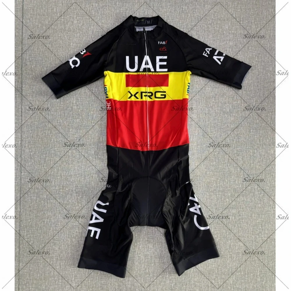 LASER CUT Triathlon Skinsuit 2025 UAE Short Sleeved TEAM Bodysuit SHORT Cycling Jersey Bicycle Clothing Maillot Ropa Ciclismo
LASER CUT Triathlon Skinsuit 2025 UAE Short Sleeved TEAM Bodysuit SHORT Cycling Jersey Bicycle Clothing Maillot Ropa Ciclismo