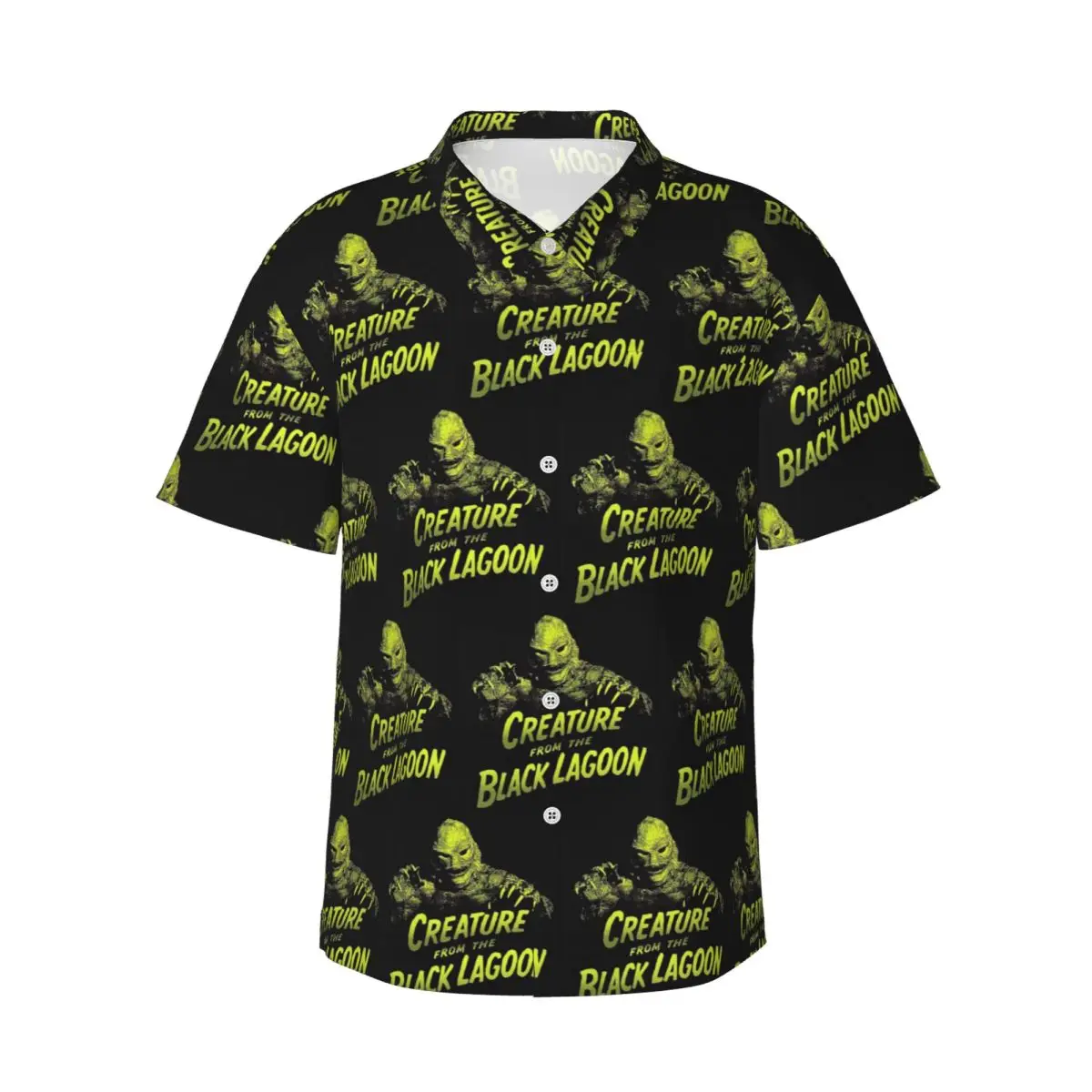 Creature From The Black Lagoon Men's Shirts Hawaiian Short Sleeve Shirt Funny Lapel Tops for Summer Beach
Creature From The Black Lagoon Men's Shirts Hawaiian Short Sleeve Shirt Funny Lapel Tops for Summer Beach