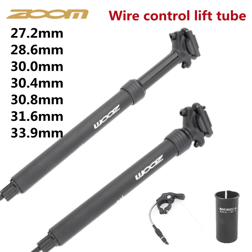 ZOOM MTB Bike Telescopic Seat Tube Dropper Seatpost Adjustable Height Mountain Cycle Hydraulic Retractable Bicycle Accessories
ZOOM MTB Bike Telescopic Seat Tube Dropper Seatpost Adjustable Height Mountain Cycle Hydraulic Retractable Bicycle Accessories