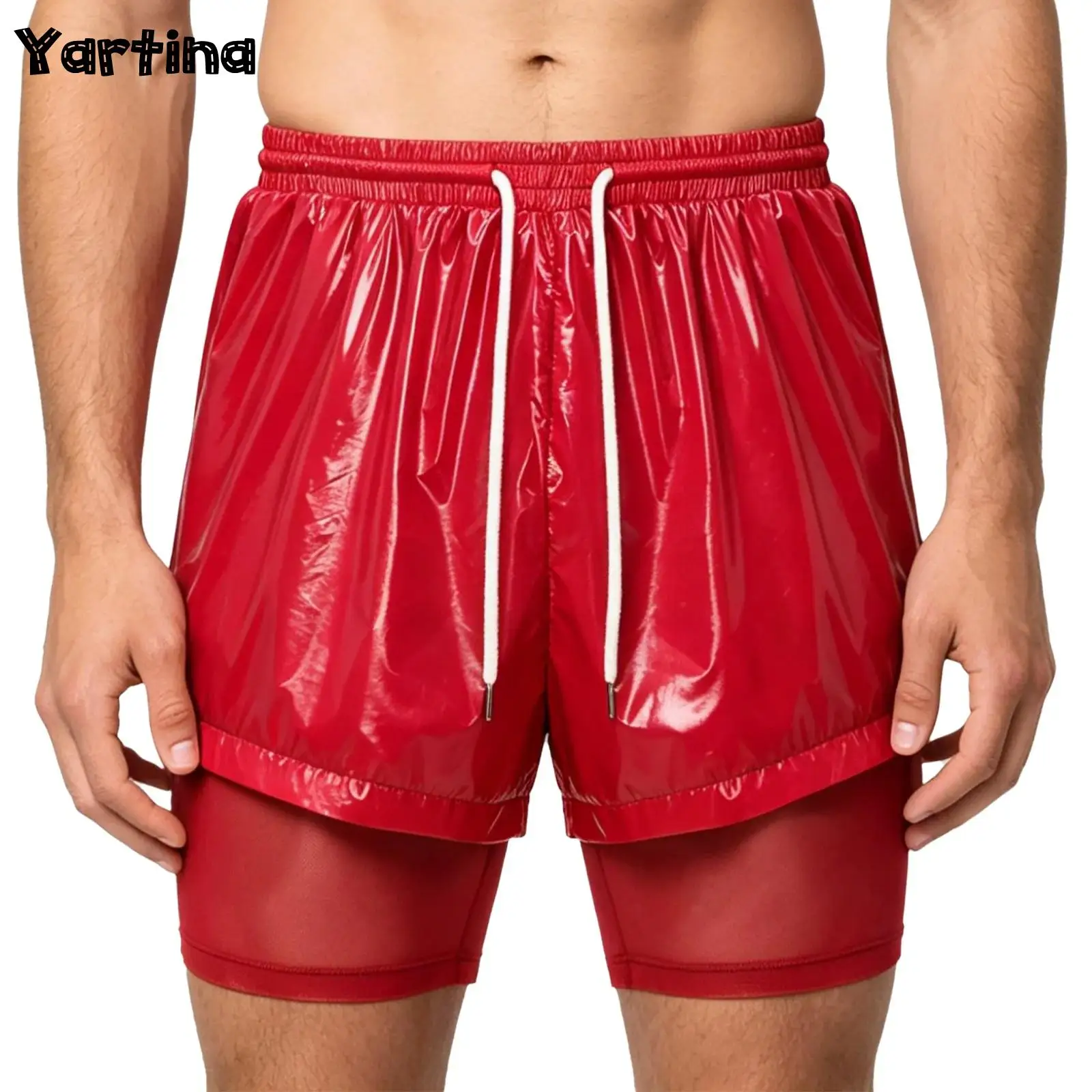 Swimwear Men's Quick Dry Swimming Trunk with Pockets 2-in-1 Double Layer Swim Shorts Swimsuit with Liner for Water Activities
Swimwear Men's Quick Dry Swimming Trunk with Pockets 2-in-1 Double Layer Swim Shorts Swimsuit with Liner for Water Activities