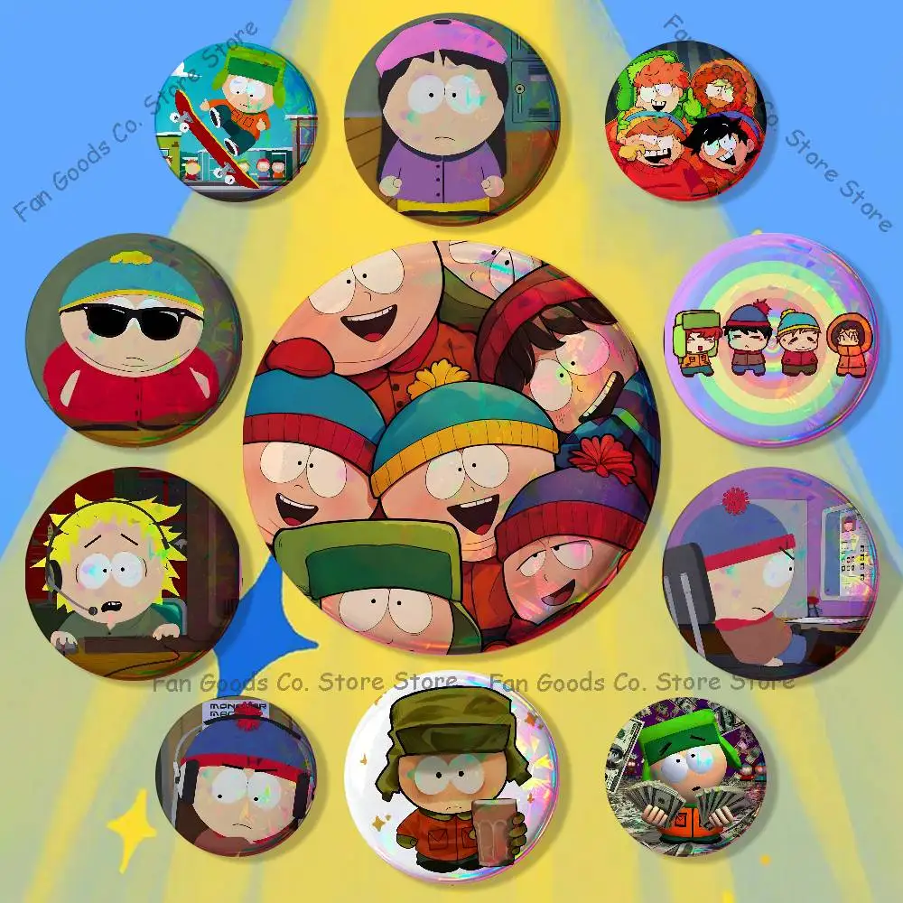 S-South Cartoon P-Park Enamel Pins Funny Cartoon Characters Badge Fashion Jewelry Accessories Round Snap-in Brooch on Backpack
S-South Cartoon P-Park Enamel Pins Funny Cartoon Characters Badge Fashion Jewelry Accessories Round Snap-in Brooch on Backpack