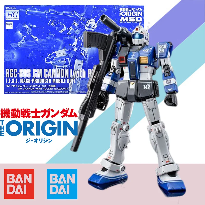 Bandai Original 1/144 HG The Origin RGC 80S GM CANNON WITH ROCKET BAZOOKA Anime Action Figure Assembly Model Kit Toy Gifts
Bandai Original 1/144 HG The Origin RGC 80S GM CANNON WITH ROCKET BAZOOKA Anime Action Figure Assembly Model Kit Toy Gifts