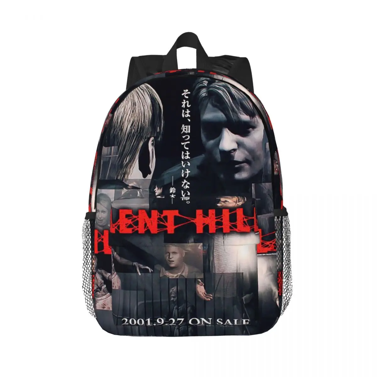 Рюкзак Silent Hill Horror Games, Лидер продаж, рюкзак большой емкости для мальчиков и девочек, сумка для книг, сумки на плечо для мужчин, женщин, детей, школьная сумка
Рюкзак Silent Hill Horror Games, Лидер продаж, рюкзак большой емкости для мальчиков и девочек, сумка для книг, сумки на плечо для мужчин, женщин, детей, школьная сумка